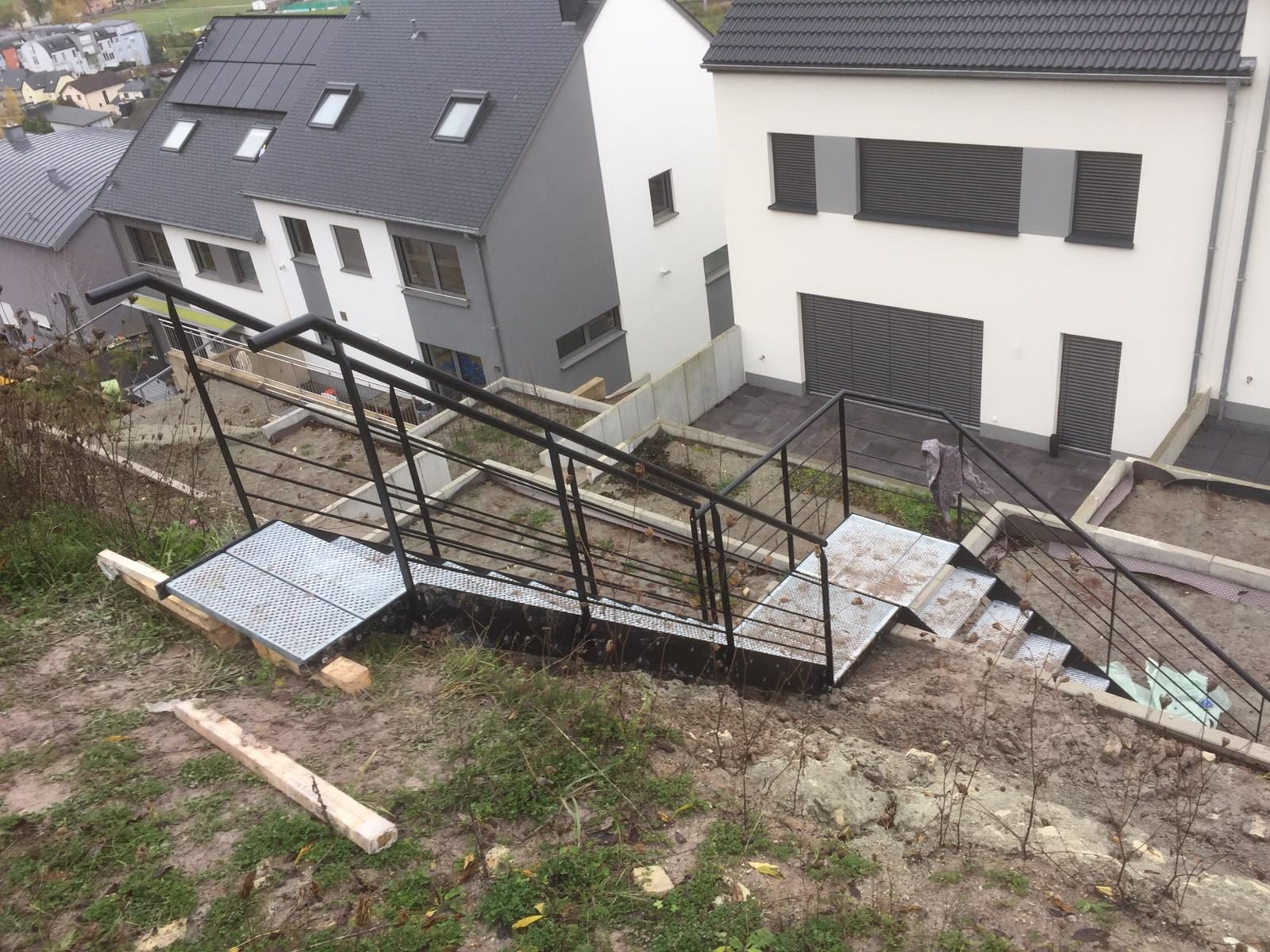 Escalier extérieur en acier — Archimetal